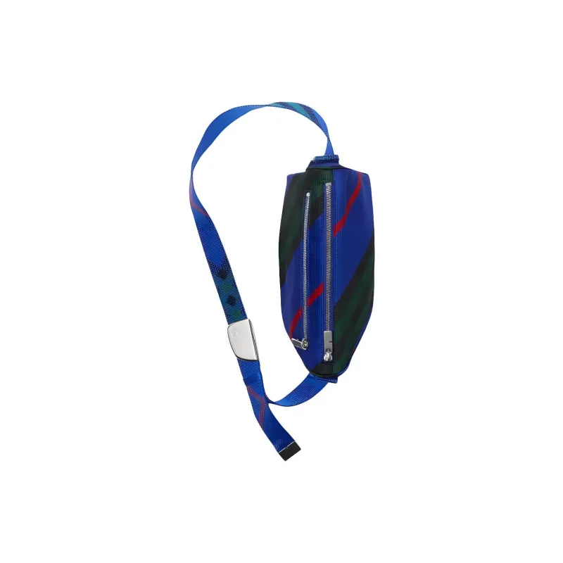 Burberry Shield Polyester Messenger Bag Shoulder Bag Crossbody Bag Small Size Men's Knight Blue-2