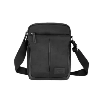 FX CREATIONS Nylon Shoulder Bag Crossbody Bag Small Size Men's Black