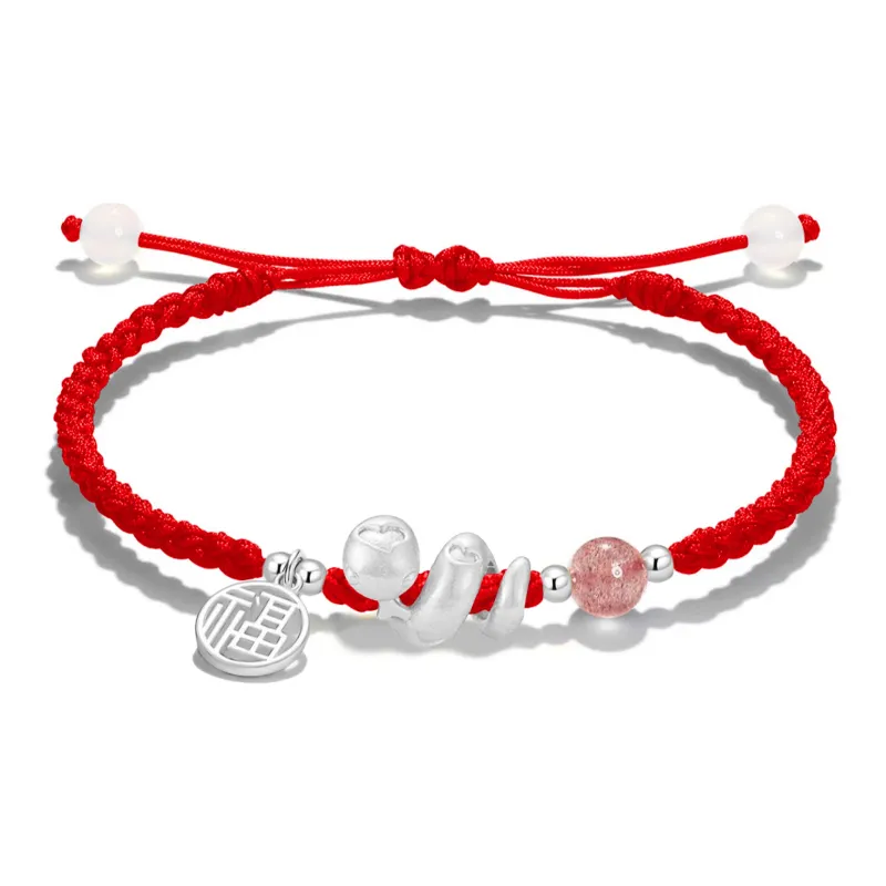SINO GEM S999 Fine Silver Bracelets Unisex-7