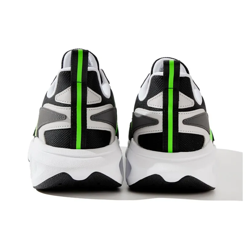 Adidas ALL DAY POWER Anti Slip Wear Resistant Low Top Running Shoes Unisex Black White-4