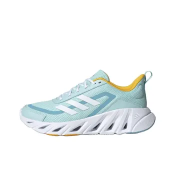 Adidas ALL DAY BOOM E Durable Breathable Low Top Running Shoes Unisex Cyan White