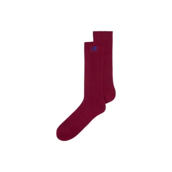 Burberry Mid-Calf Socks Unisex Raspberry Red