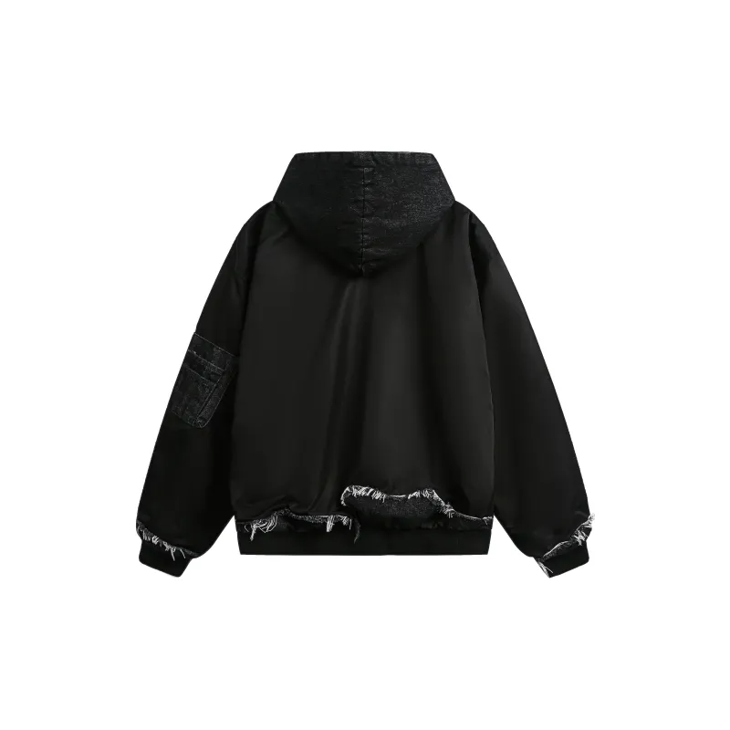 WLNEXT Jackets Coats Unisex Black-1