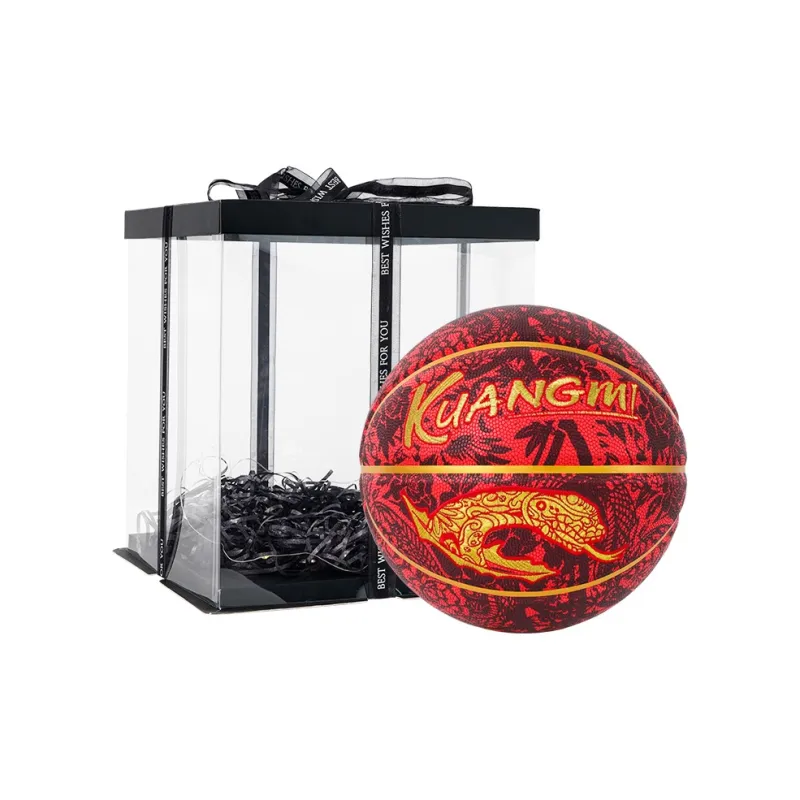Kuangmi PU Basketball Red Size 7 Training Unisex-2