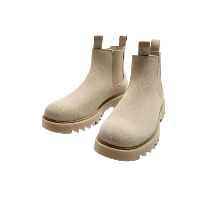 ZARA Short Chelsea Boots Men's Brown-2