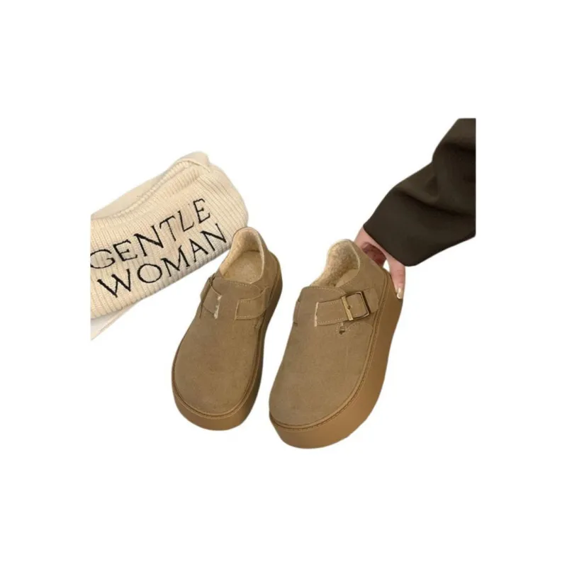 Qiao Anju Home Slippers Chestnut Antelope Brown-8