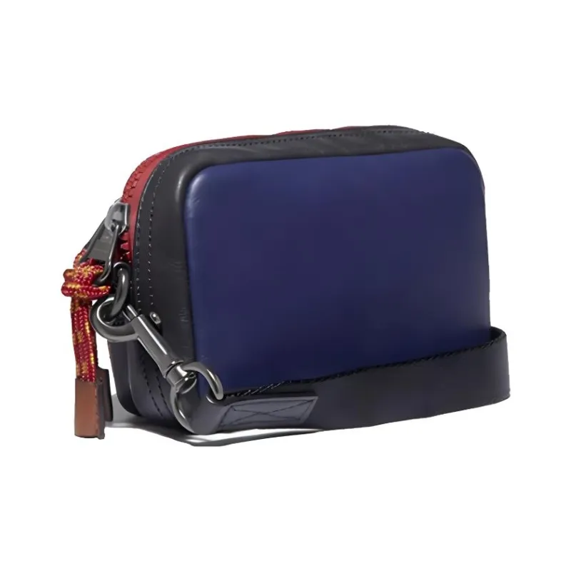 COACH Pacer Classic Logo Coated Shoulder Bag Crossbody Bag Small Size Women's Mixed Marine Blue-1