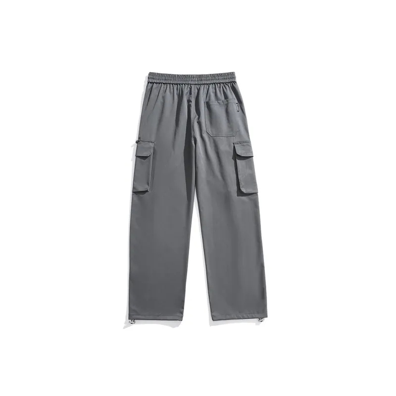 Topland Cargo Pants Unisex Matte Black-5