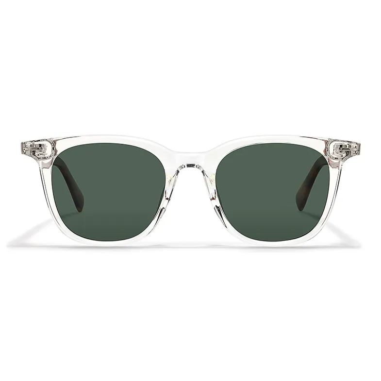 Sagawa TR/Memory Plastic Plate Round Sunglasses Unisex-9