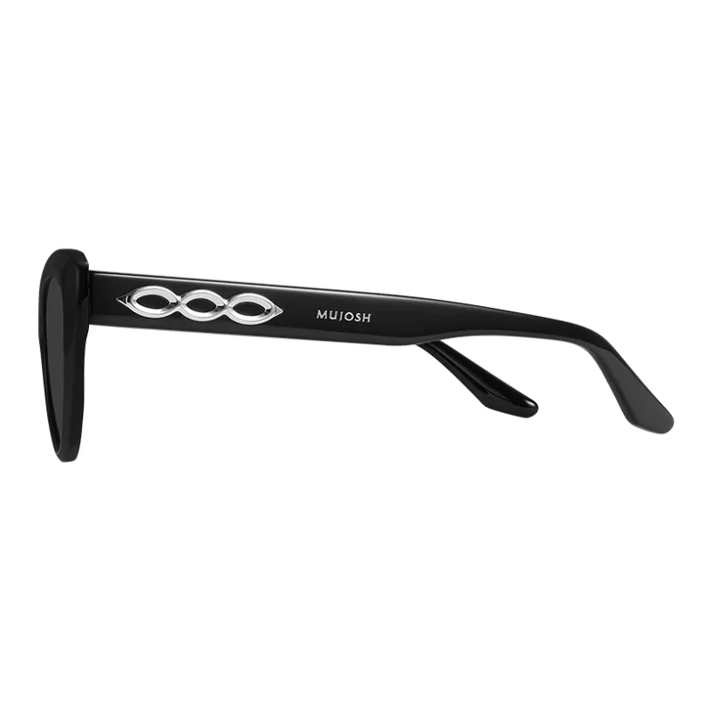 MUJOSH Astral Series Plate Frame Cat Eye Sun Protection, Eye Protection, UV Protection, Polarized Sunglasses Unisex-3