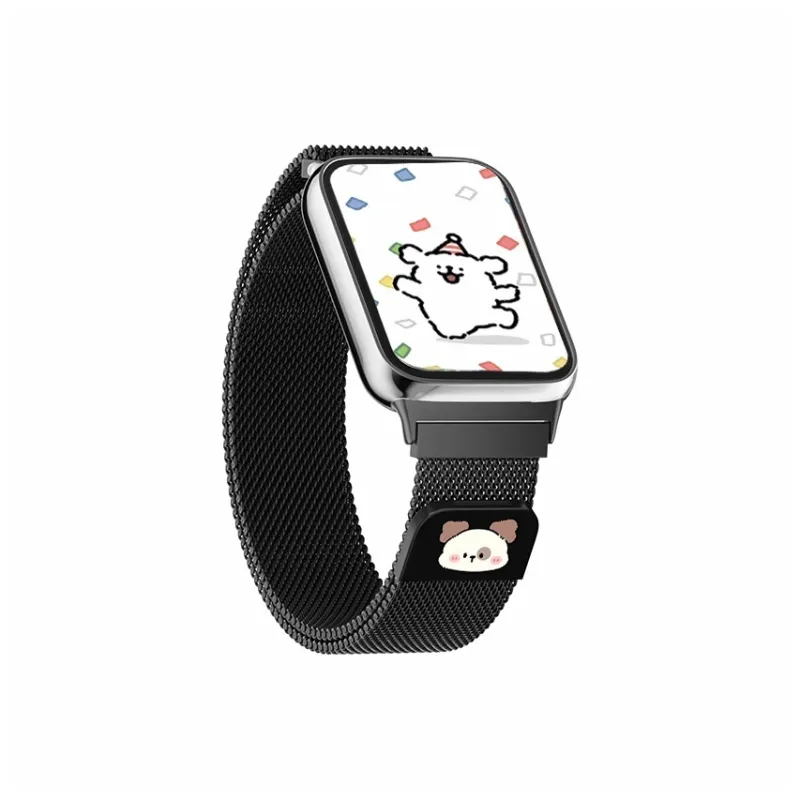 Mr. Strap Xiaomi Red Beige Compatibility Watch Band Stainless Steel Material-12