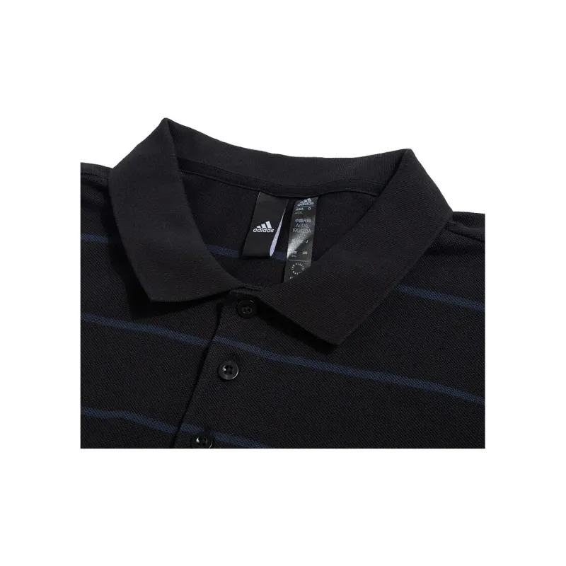 Adidas Polo Shirts Men Black-4