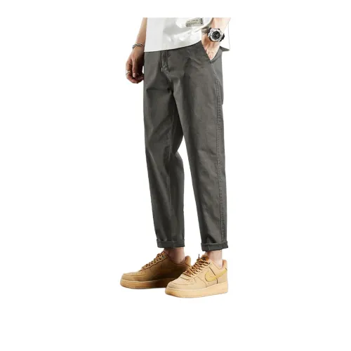 Tonlion Casual Pants Men's Dark Gray