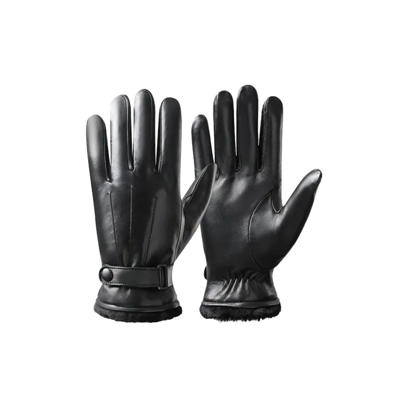 YUZHAOLIN Sheepskin Gloves Unisex-6