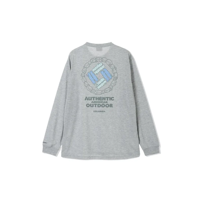 Columbia x Shoji Shimizu Omniwick Enjoy Mountain Life™ T-Shirt Unisex Gray-1