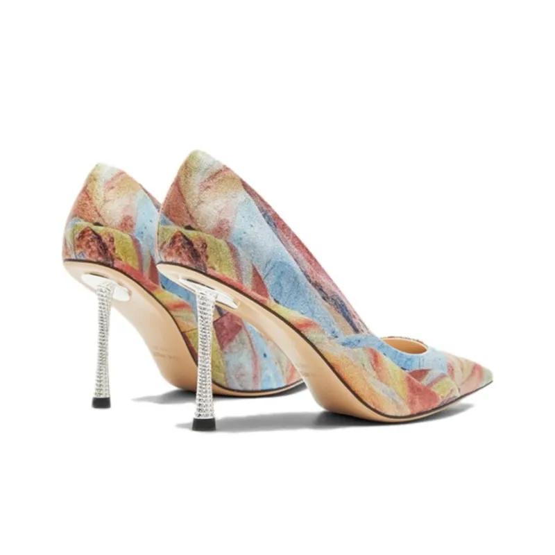 NINE WEST Slim Heel High Heels 8.5cm Women's-7