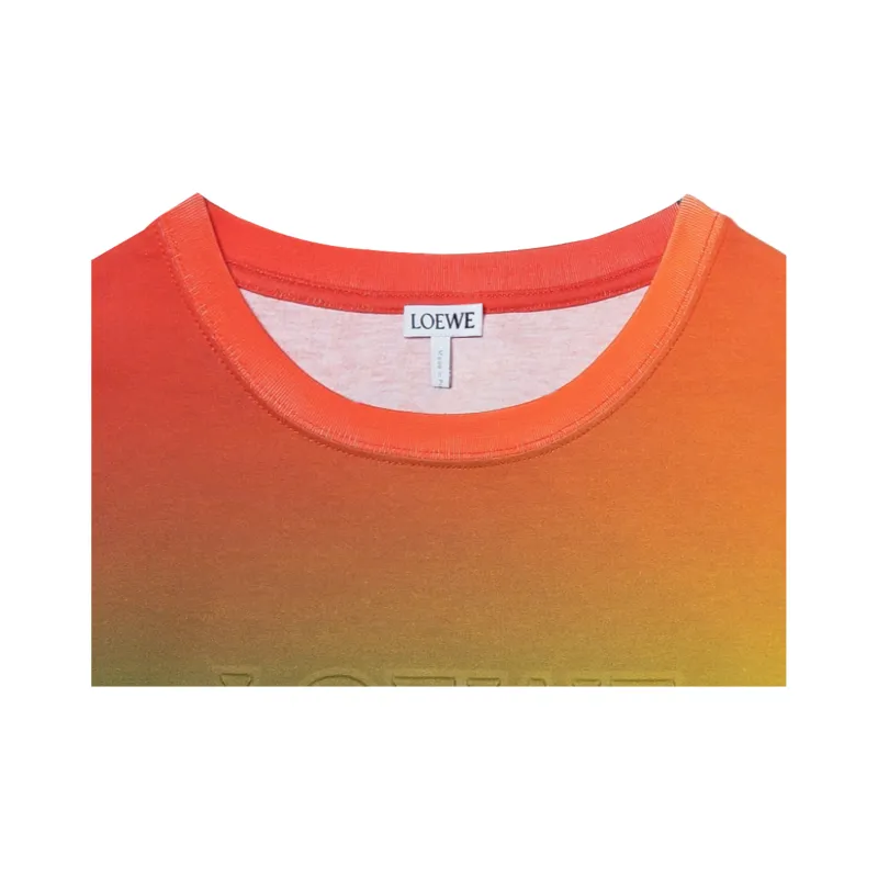 LOEWE Rainbow Anagram Cotton T Shirt-7