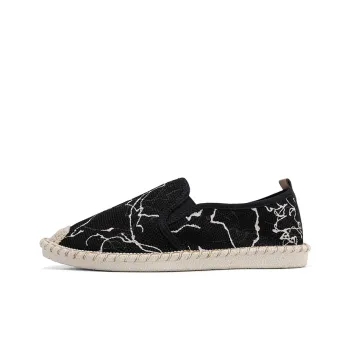Bull charm Espadrilles Men Black/Beige/White