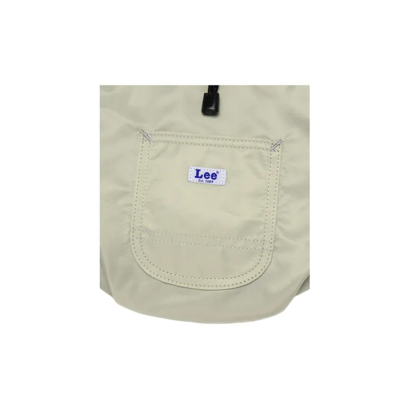 Lee Nylon Bucket Bag, Shoulder Bag Trumpets Unisex Light Gray-4