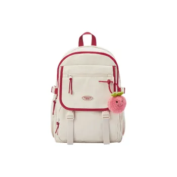 SEM/R Fabric Laptop Backpack Unisex Milk White/Milk Yellow/Ice Blue