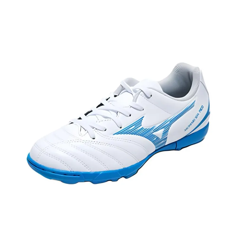 Mizuno Abrasion Resistant Balance Slip Resistant Low Top Kids' Soccer Shoes White Teenagers-1
