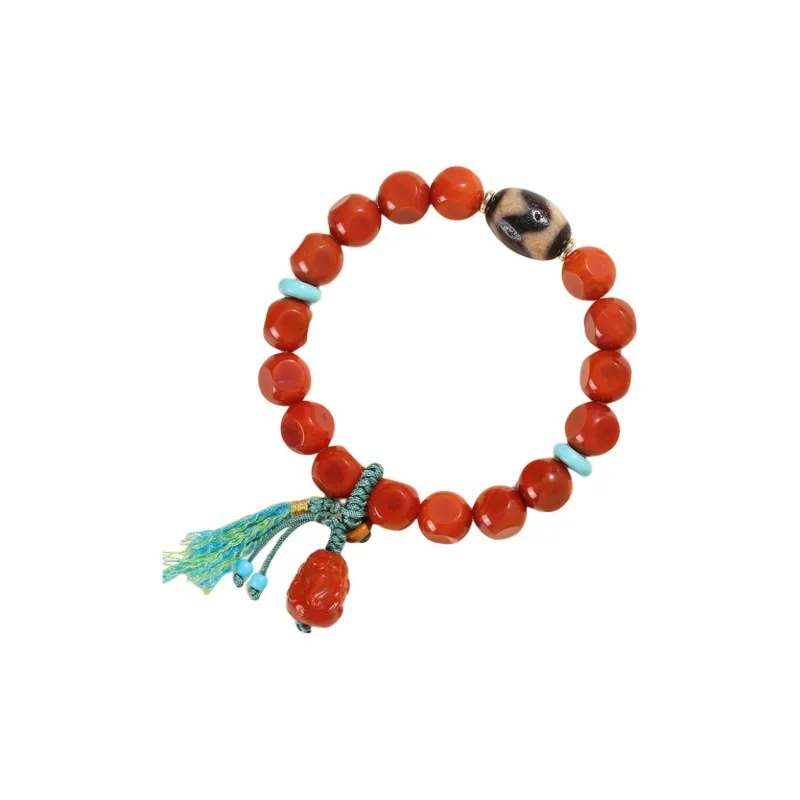 Tanner Agate Jade Bracelets Unisex-0