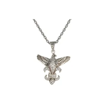 The Next Life 925 Sterling Silver Synthetic Cubic Zirconia Necklaces Unisex