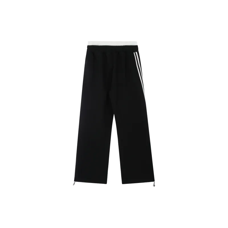LBPC x LIANGBANPAOCAI LIANMINGKUAN Casual Pants Unisex Black-1
