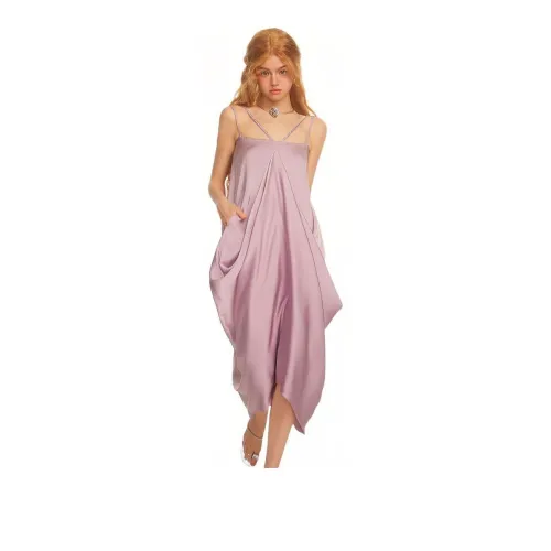 SUNIRIROR Slip Dresses Women's Purple