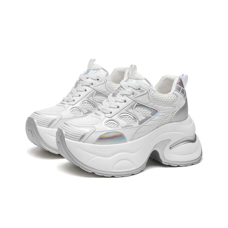 CARDANRO Small sized Sky Vegetables Low Top Chunky Sneakers Women's-3