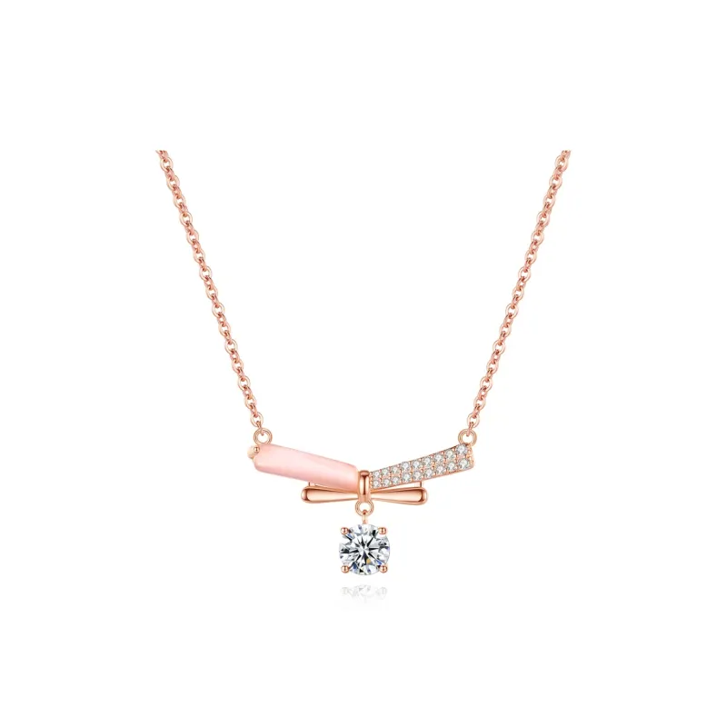 CHIEMOT S925 Silver Collarbone Chain Women's-0