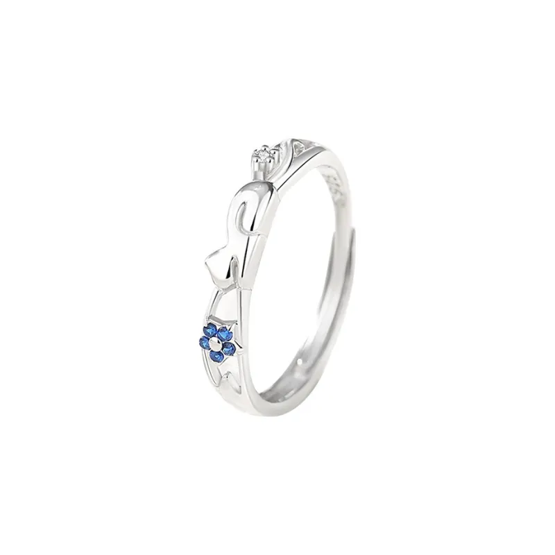 YINGNIXINDONG 925 Sterling Silver Rings Unisex-6