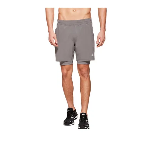 Asics Fietro 7in 2 N 1 Short Casual Shorts Men's Carbon