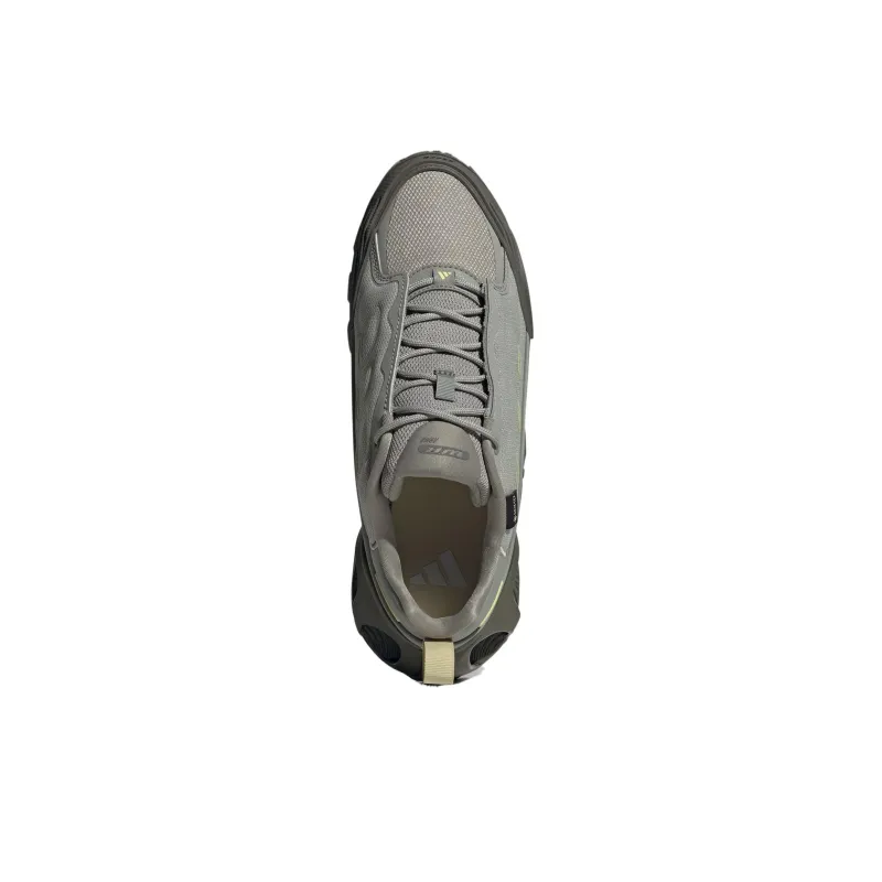 Adidas Wonder Runner Slip Resistant Low Top Running Shoes Unisex Strata Olive Green Light Gold Pebble Silver Gray-3