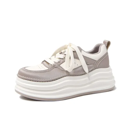 CAMEIDO Height Increasing Low Top Skateboard Shoes Women's
