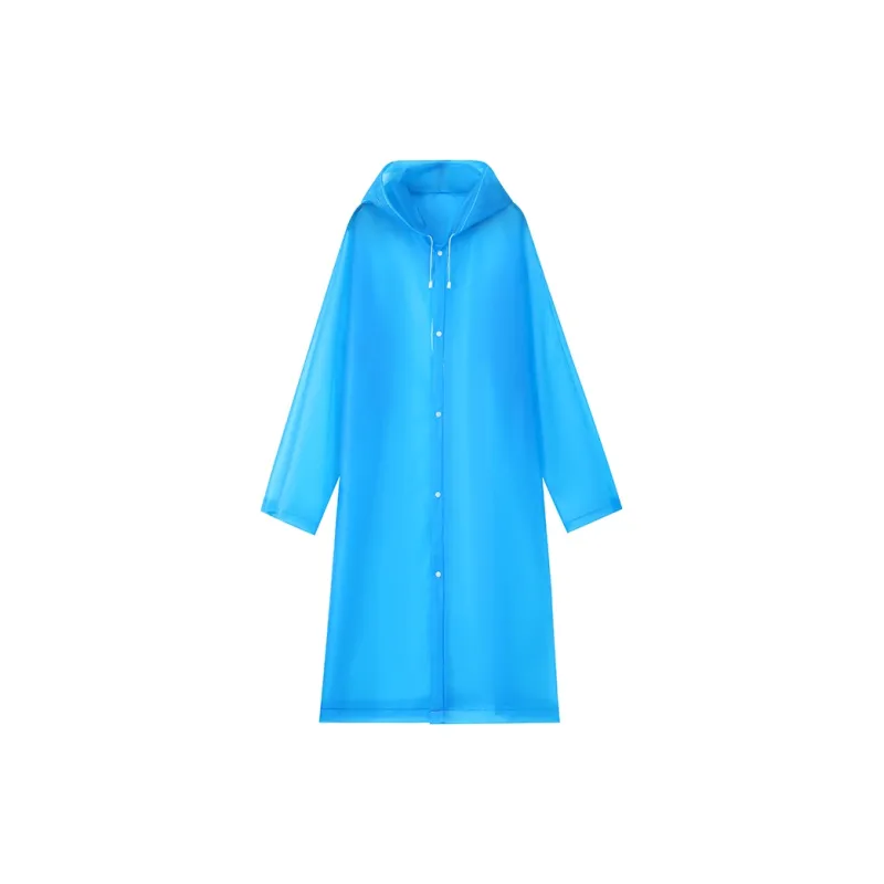 ENGMARSS Long Trench Coat Style Raincoat-6