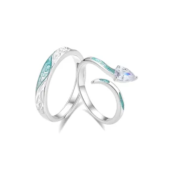 Muyan Alloy Rings Unisex Silver