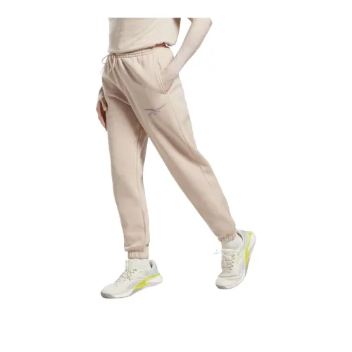 Reebok VECTOR GRAPHIC JOGGER Knitted Sports Pants Women's Pink