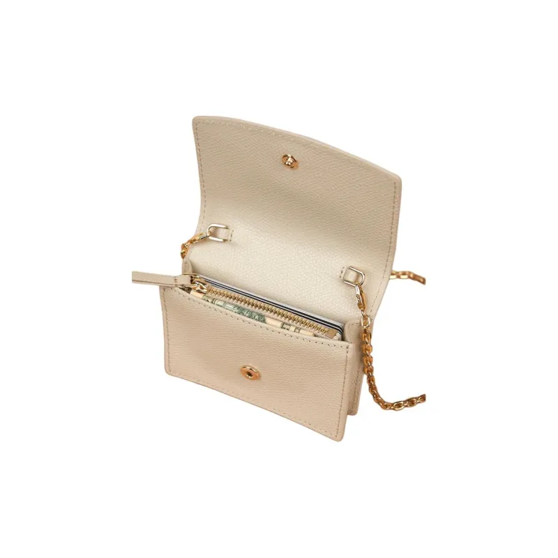 CAFUNE Cow Leather Wallets Card Holders Women's Mushroom Color-3