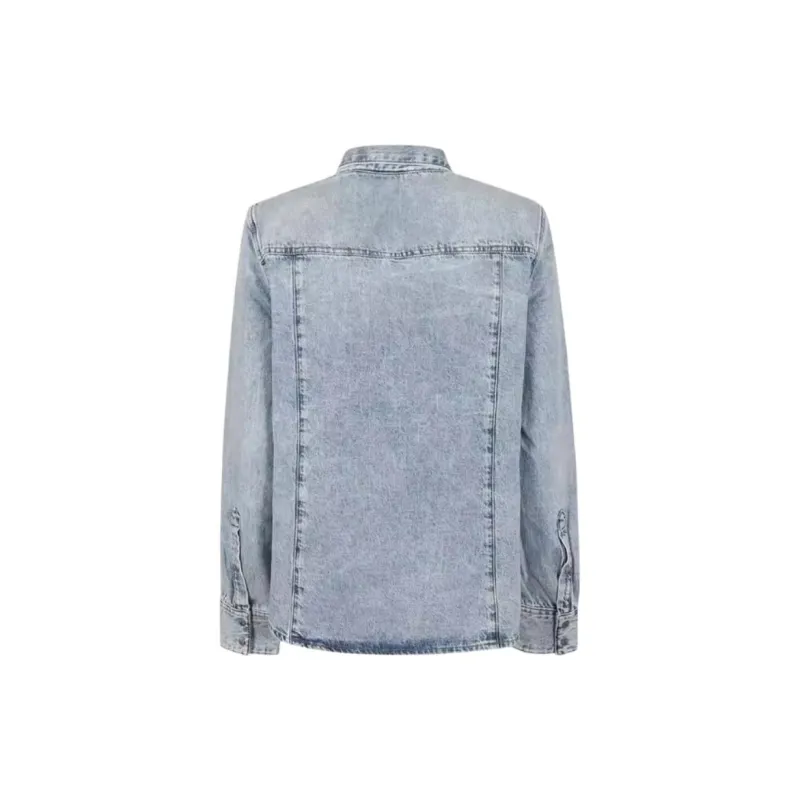 DIESEL Long Sleeved Denim Shirt-1