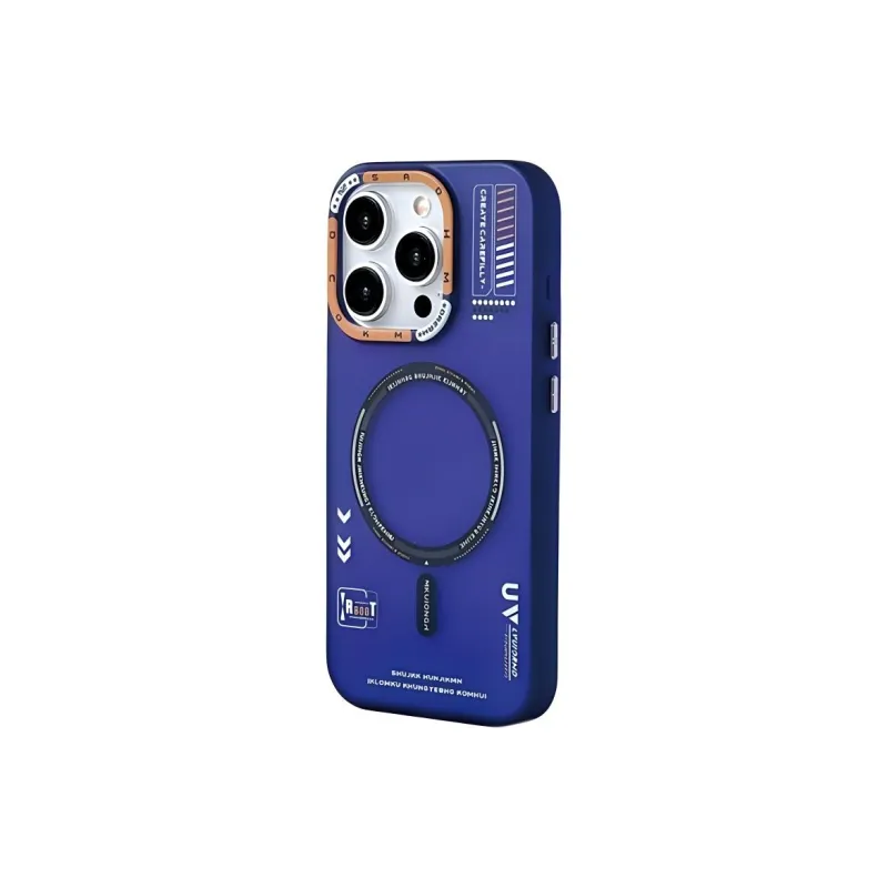 Wei Xin Acrylic Material Matte Skin Feel Magnetic Phone Cases Compatible With IPhone 16/15 Pro Max/Apple 13/14 Pro/Max-5