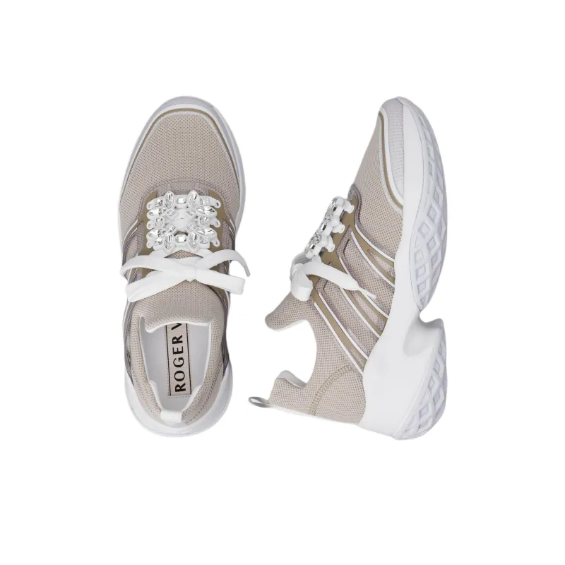 Roger Vivier Mesh Panelled Sneakers Women's-3