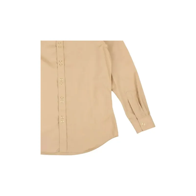 Burberry Classic Fit Double Press Stud Cotton Shirt-3