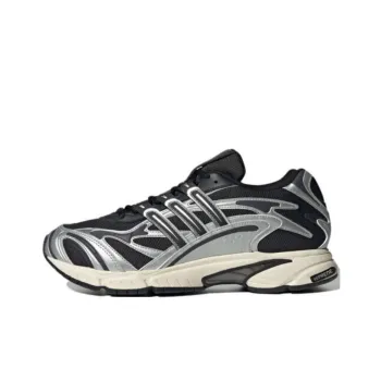 Adidas Originals Temper Run 2.0 Anti Slip Wear Resistant Low Top Chunky Sneakers Unisex Black