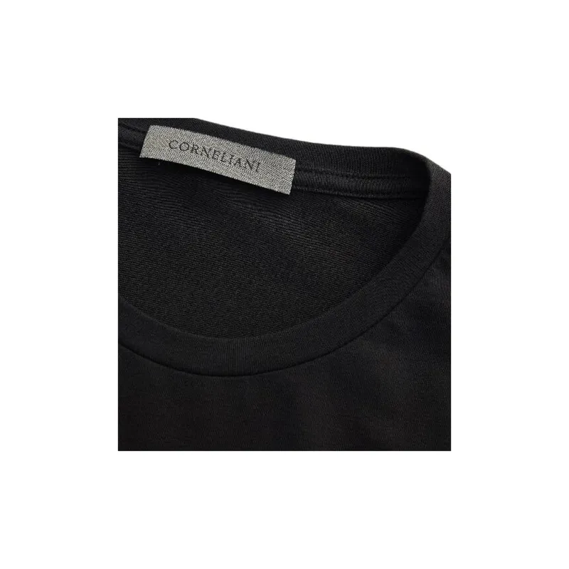 Corneliani T Shirts Men Black-7