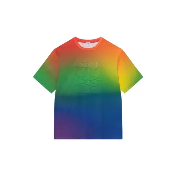 LOEWE Rainbow Anagram Cotton T Shirt