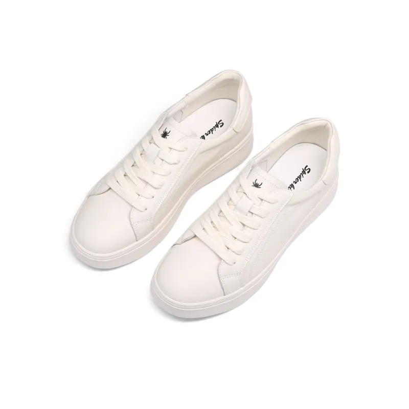 Spider King Low Top Skateboard Shoes Women's White-1