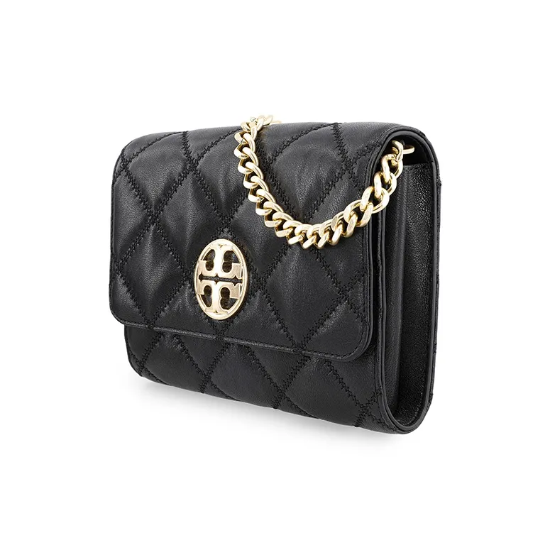 TORY BURCH TB Willa Cow Leather Shoulder Bag Crossbody Bag Women's Black-1