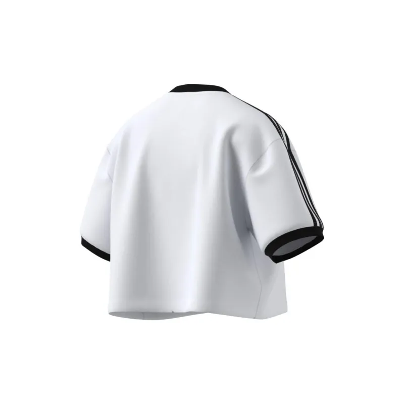 Adidas Originals Adicolor 3 Stripes Loose Crop Tee-2