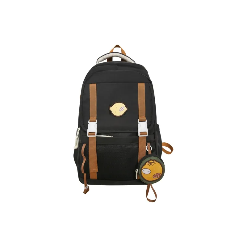 GOBLIN SHARKS 1759 Nylon Backpack Unisex White/Black/Red/Gray-7